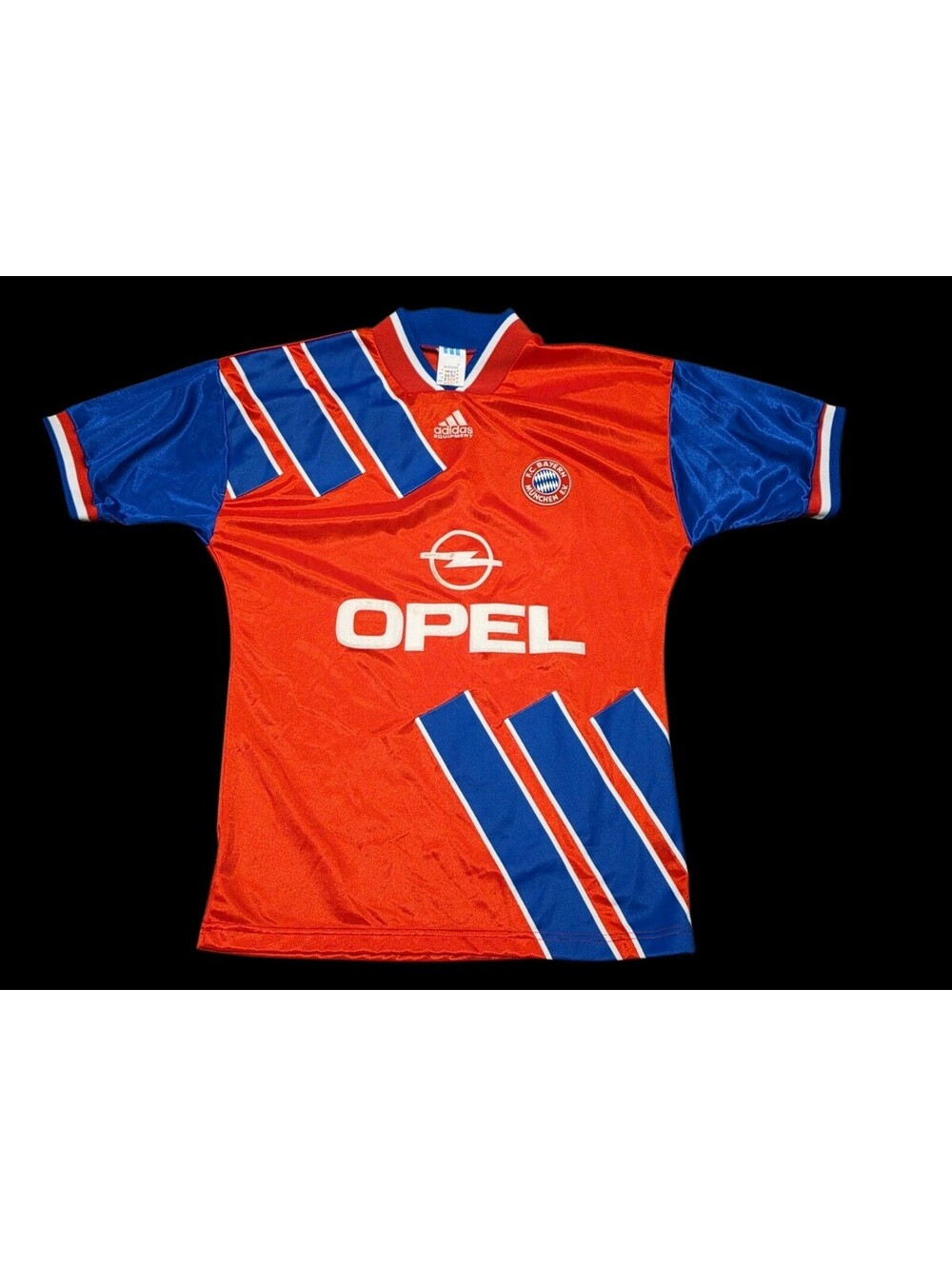 Signed Bayern Munchen 1993/1995 Home Football Shirt Adidas Opel Mens Size M
